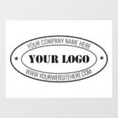 Sjabloon voor vensterstickers ter promotie van bed raamsticker (Vel)