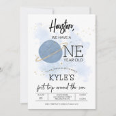 Sjabloon voor verjaardagsuitnodiging voor de ruimt kaart (Voorkant)