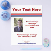 Sjabloon voor verkiezingscampagnefolder flyer (Enkel)
