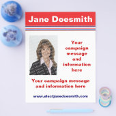 Sjabloon voor verkiezingscampagnefolder flyer (Enkel)