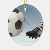 Sjabloon voor versiering van voetbalspeler keramisch ornament (Links)