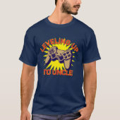 Sjabloon voor videogamecontroller met level omhoog t-shirt (Voorkant)