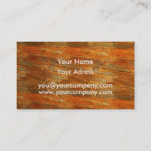 sjabloon voor visitekaartje (Achterkant)