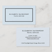 sjabloon voor visitekaartje (Voorkant / Achterkant)