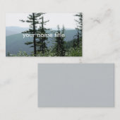 sjabloon voor visitekaartje (Voorkant / Achterkant)