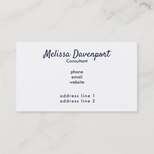 sjabloon voor visitekaartje 2 (Achterkant)