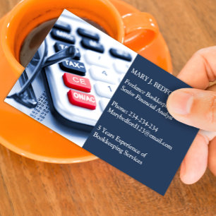 Sjabloon voor Visitekaartje Belastingsaccountant C