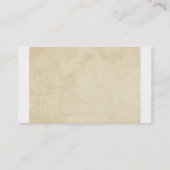 sjabloon voor visitekaartje  blik (Achterkant)