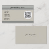 Sjabloon voor visitekaartje Generaal neutraal (Voorkant / Achterkant)