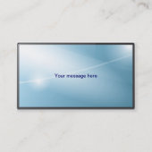 Sjabloon voor visitekaartje Generic Blue Light (Achterkant)