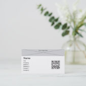 Sjabloon voor visitekaartje Generisch 2 (Staand voorkant)