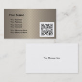 Sjabloon voor visitekaartje Generisch Bruin (Voorkant / Achterkant)