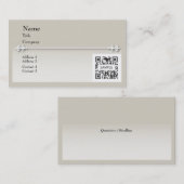 Sjabloon voor visitekaartje Generisch neutraal (Voorkant / Achterkant)