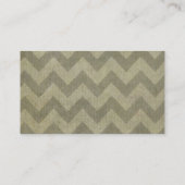 sjabloon voor visitekaartje look chevron (Achterkant)