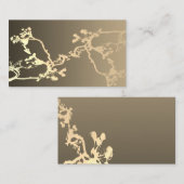 sjabloon voor visitekaartje originele natuur kunst (Voorkant / Achterkant)