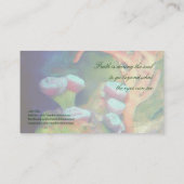 Sjabloon voor visitekaartje - Schildering van het  (Achterkant)