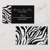 Sjabloon voor visitekaartje **Vet (Voorkant / Achterkant)