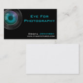 Sjabloon voor visitekaartje voor fotograaf (Voorkant / Achterkant)