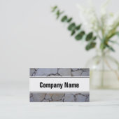 Sjabloon voor visitekaartje voor gesteente (Staand voorkant)