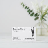 Sjabloon voor visitekaartje voor kraanhaak (Staand voorkant)