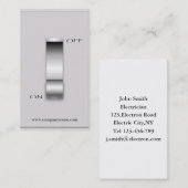 Sjabloon voor visitekaartje voor switch (Voorkant / Achterkant)