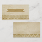 sjabloon voor visitekaartje ziet er noodlottig ui (Voorkant / Achterkant)