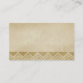 sjabloon voor visitekaartje ziet er noodlottig ui (Achterkant)