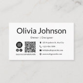 Sjabloon voor visitekaartjes (Voorkant)