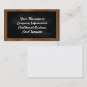 Sjabloon voor visitekaartjes (Voorkant / Achterkant)