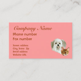 Sjabloon voor visitekaartjes