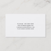 Sjabloon voor visitekaartjes (Achterkant)