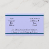 Sjabloon voor visitekaartjes (Achterkant)