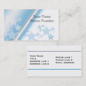 Sjabloon voor visitekaartjes (Voorkant / Achterkant)