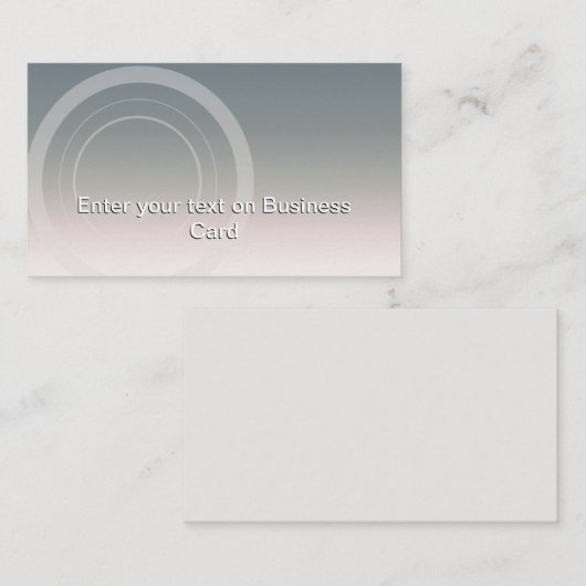 Sjabloon voor visitekaartjes (Voorkant / Achterkant)