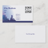 Sjabloon voor visitekaartjes (Voorkant / Achterkant)