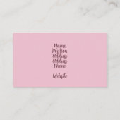 Sjabloon voor visitekaartjes (Achterkant)