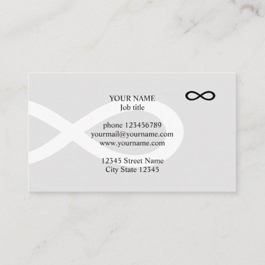 Sjabloon voor visitekaartjes (Achterkant)