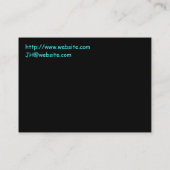 Sjabloon voor visitekaartjes (Achterkant)