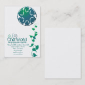 Sjabloon voor visitekaartjes 19 (Voorkant / Achterkant)