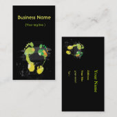 Sjabloon voor visitekaartjes 2 zijden (Voorkant / Achterkant)