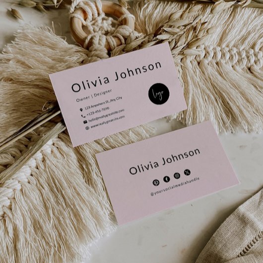 Sjabloon voor visitekaartjes, afdrukbaar visitekaartje