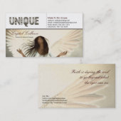 Sjabloon voor visitekaartjes - als ik een engel be (Voorkant / Achterkant)