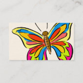 Sjabloon voor visitekaartjes **Butterflies 1 (Achterkant)