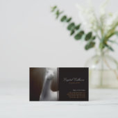 Sjabloon voor visitekaartjes - donker schilderen v (Staand voorkant)