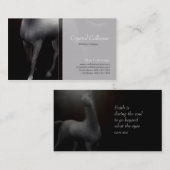 Sjabloon voor visitekaartjes - donker schilderen v (Voorkant / Achterkant)