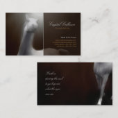 Sjabloon voor visitekaartjes - donker schilderen v (Voorkant / Achterkant)