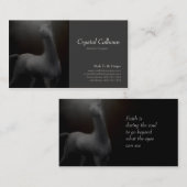 Sjabloon voor visitekaartjes - donker schilderen v (Voorkant / Achterkant)