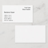 Sjabloon voor visitekaartjes (eierschaalafwerking) (Voorkant / Achterkant)