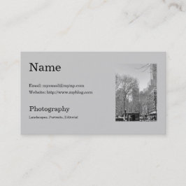 Sjabloon voor visitekaartjes fotograaf