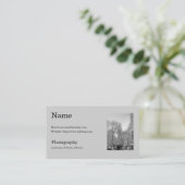 Sjabloon voor visitekaartjes fotograaf (Staand voorkant)